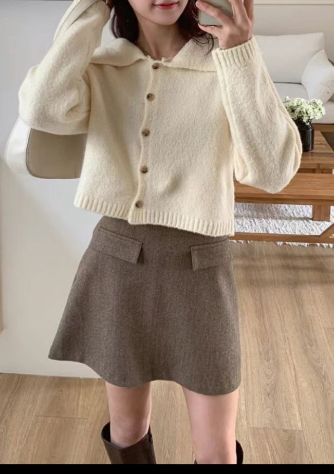 Folding Mini Skirt Pants