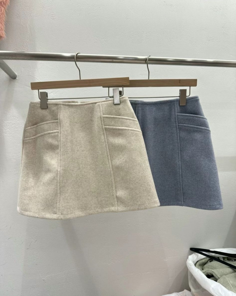 Stitched Mini Skirt