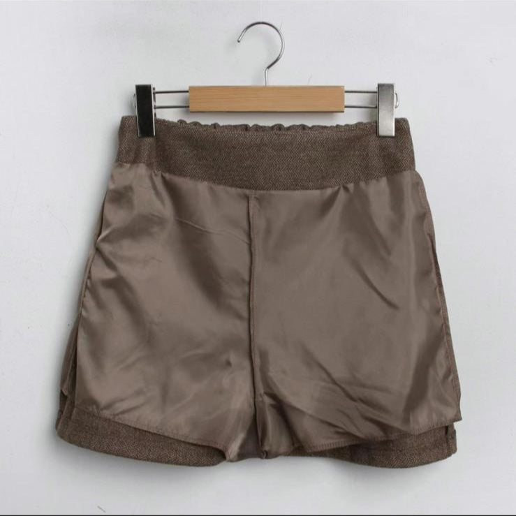 Folding Mini Skirt Pants