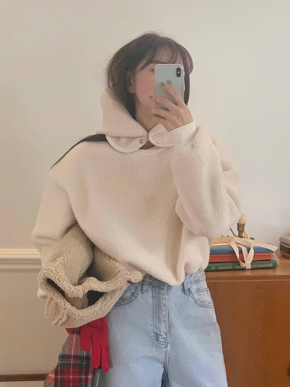 Fluffy Teddy Bear Sweatshirt