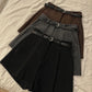 Wool Shorts & Belt Set